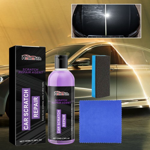 Homonth Car Scratch Free Repair Fluid Paint Removal Repair Scratch Remover Beauty Care Polishing 100ml